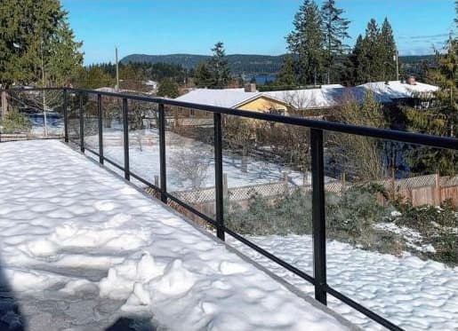 Railing in Winter Conditions